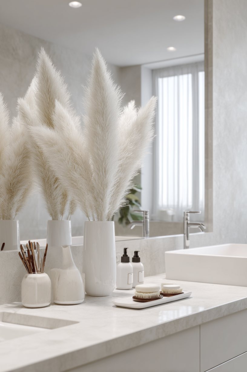 12. Pampas Minimalist Product Display