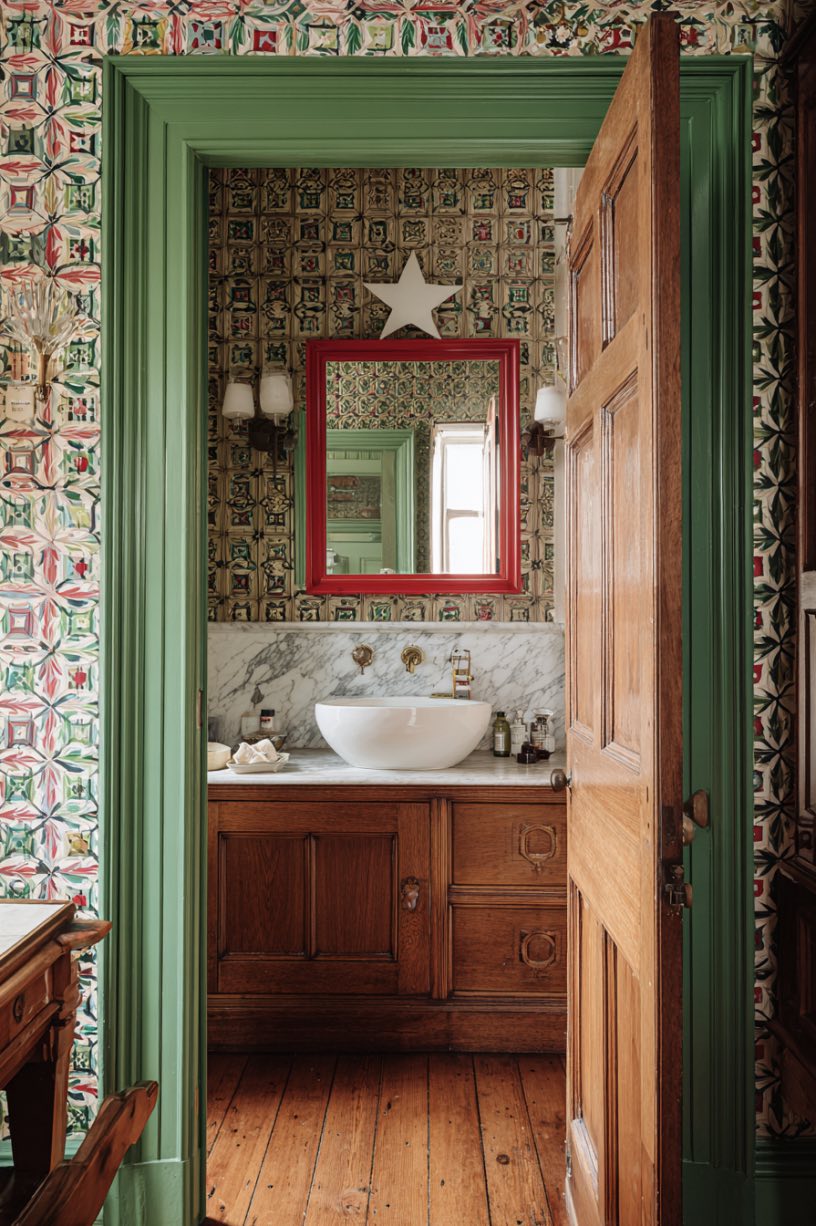 18. English Country Geometric Whimsy