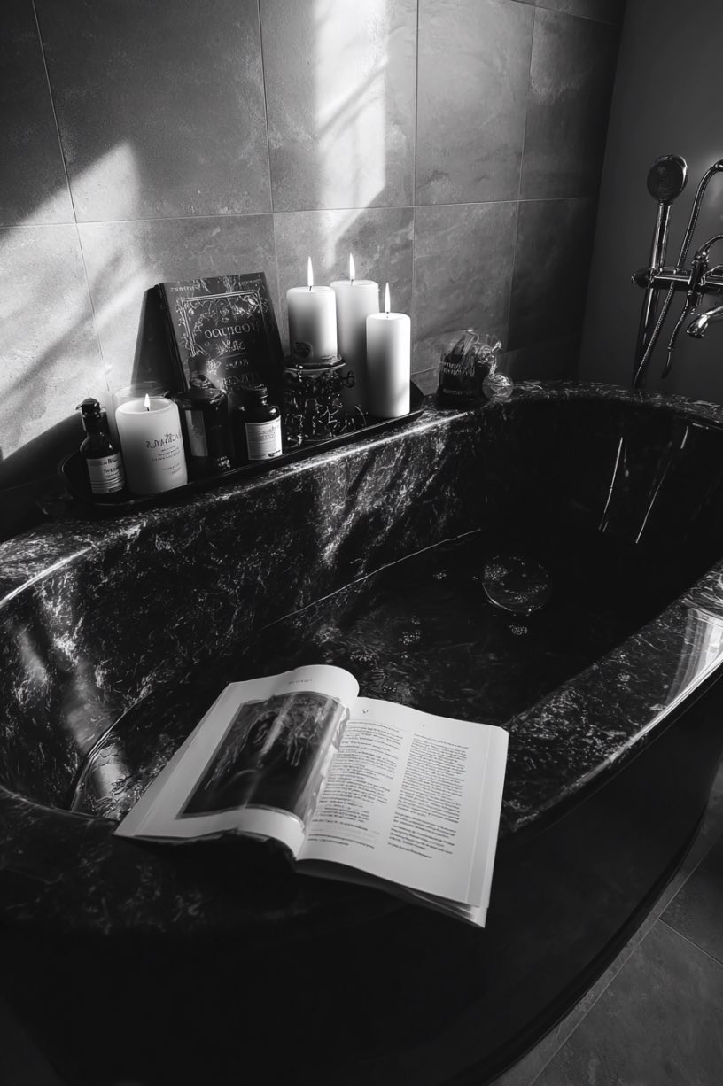 19. Moody Gothic Bathtub