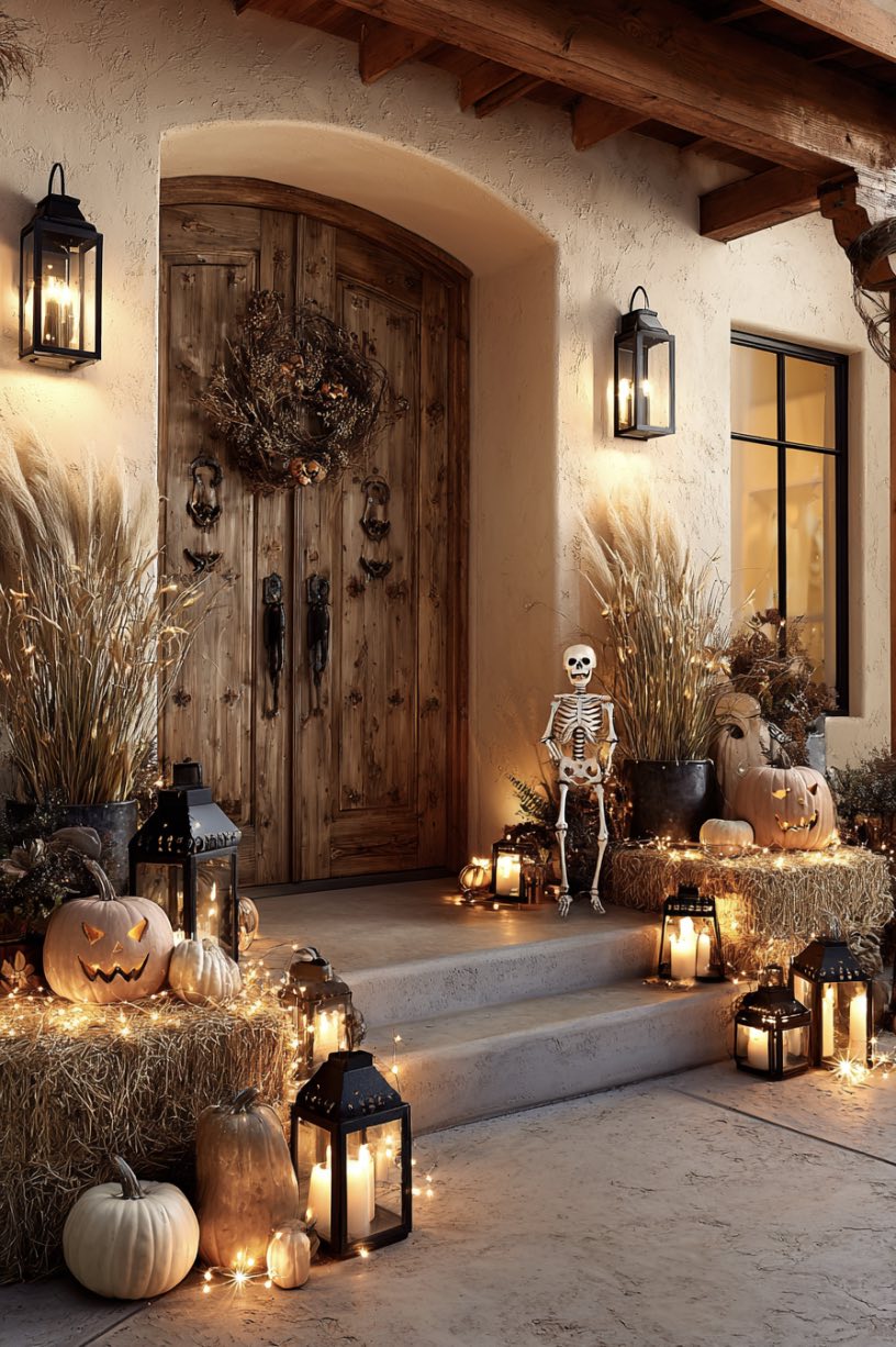 2. Boho Halloween Elegance