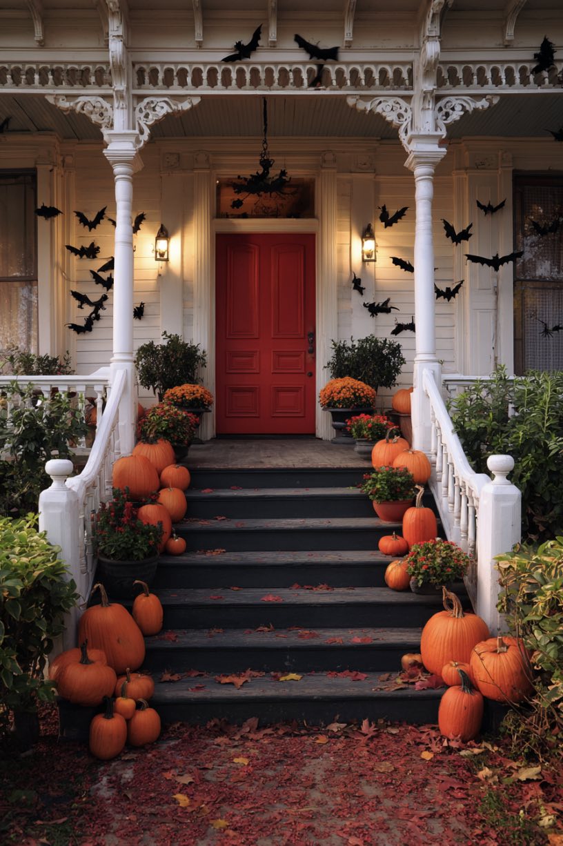 3. Classic Red Door Halloween Charm