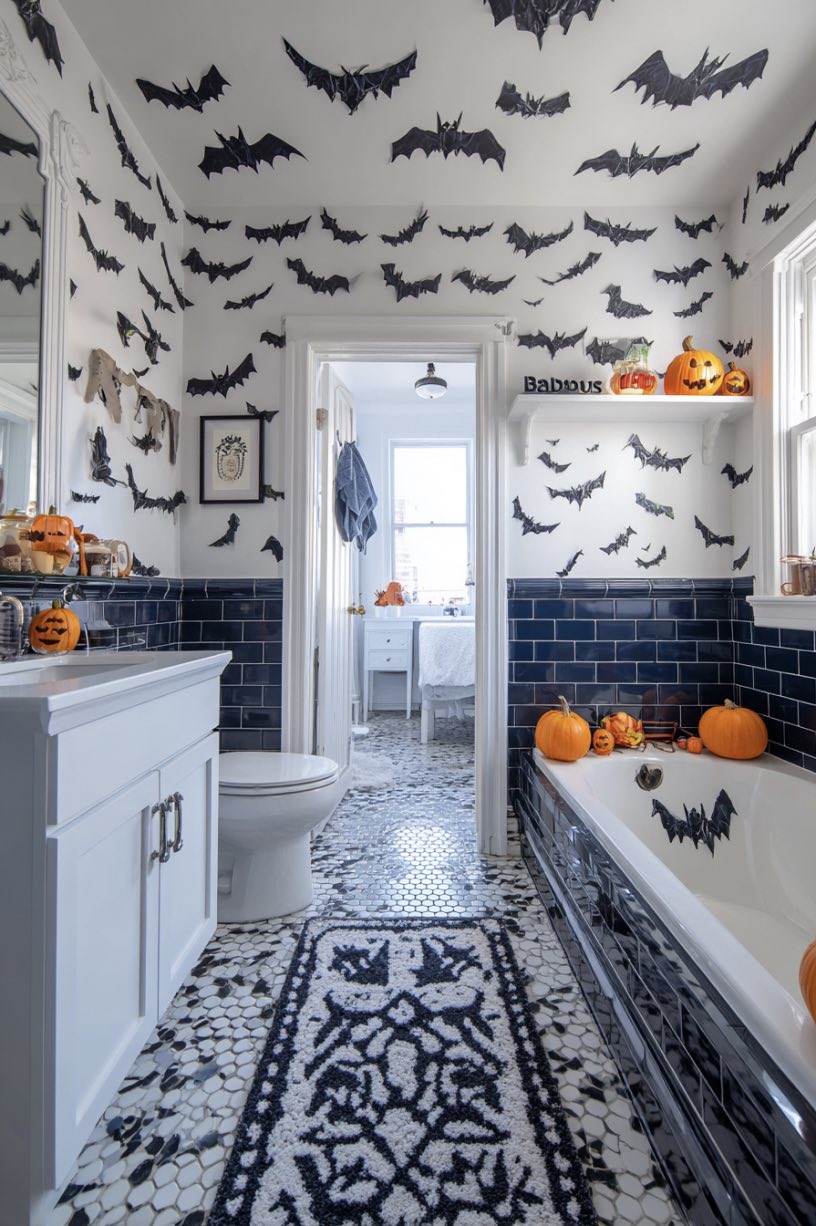 4. Bats and Pumpkins Everywhere