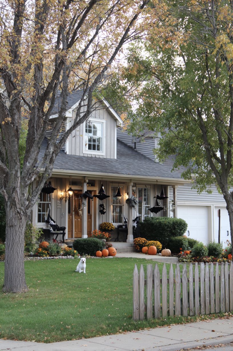 4. Farmhouse Halloween Whimsy