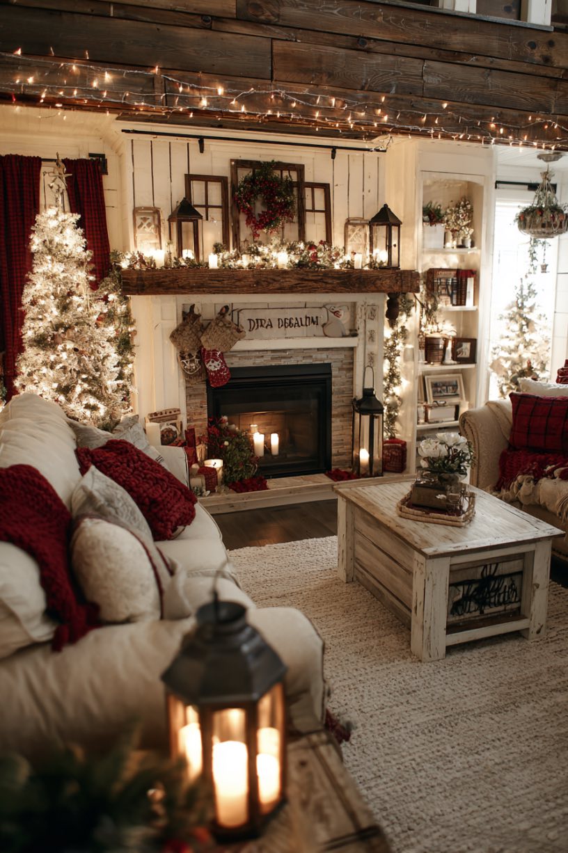 Vintage Christmas Tree Farm Decor
