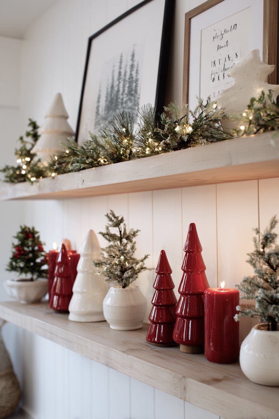 Modern Farmhouse Shelf Styling