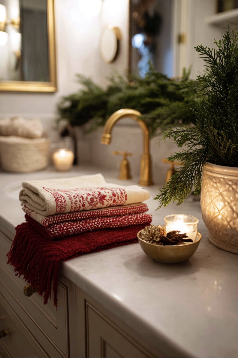 Spa-Like Christmas Bathroom