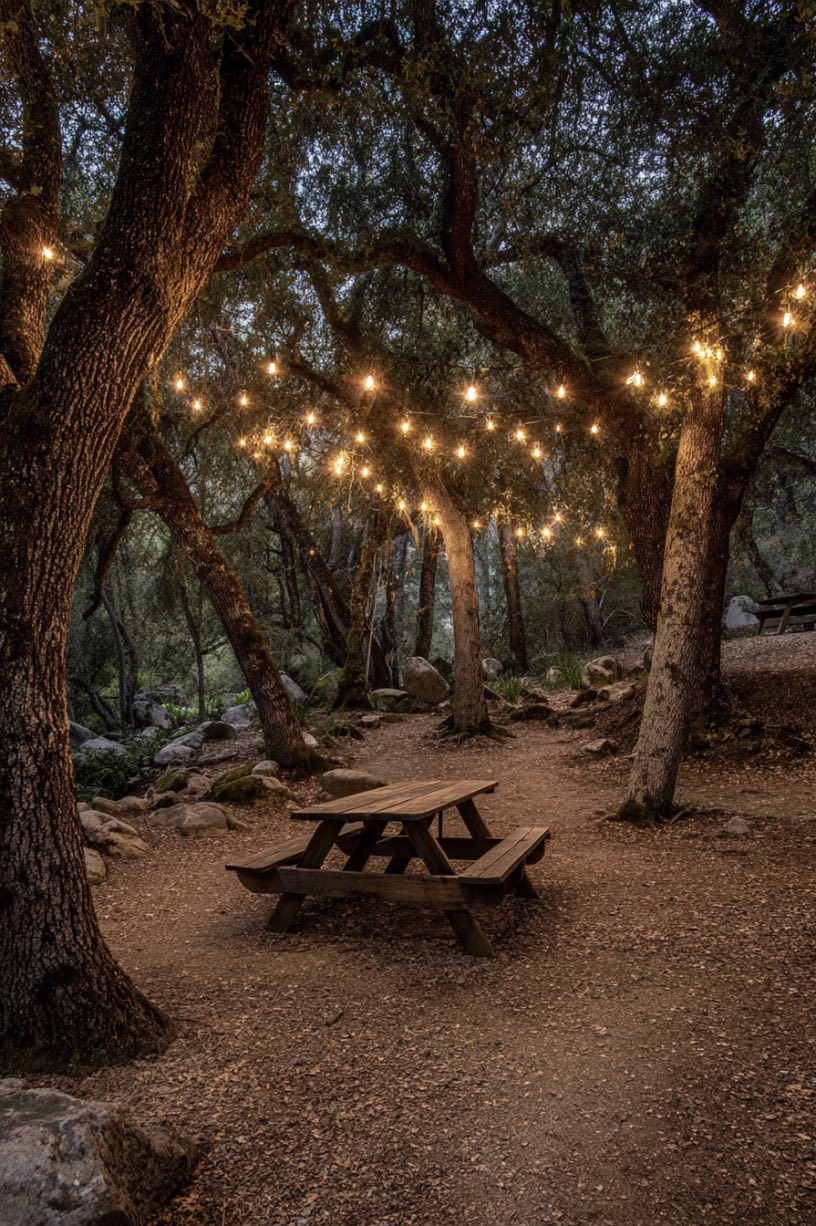 Twilight Under the Oaks
