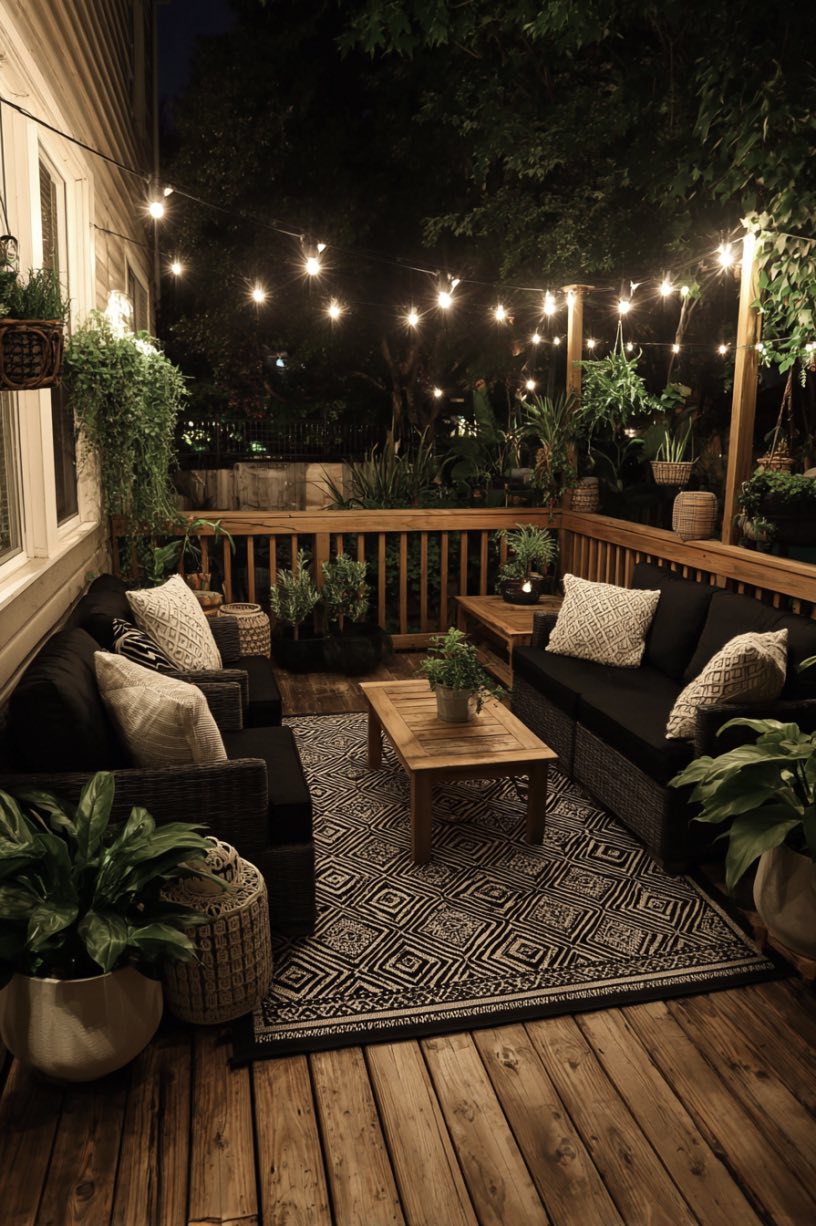 Elegant Deck Magic Under the Stars