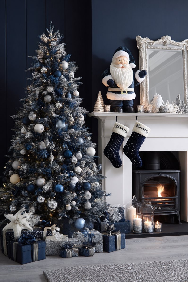 20 Fireplace Christmas Decorations for a Warm Welcome