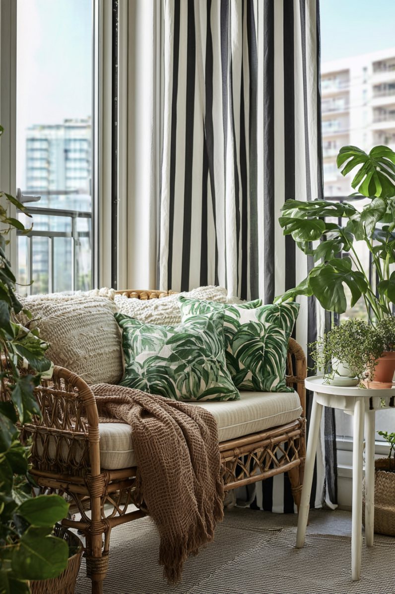 Cozy Charm with Classic Stripes