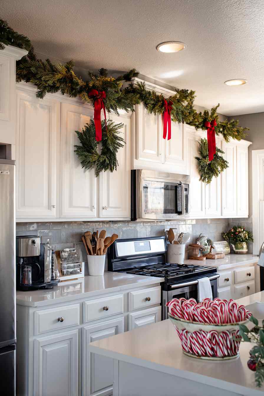 Festive Cheer in a Holiday-Ready Kitchen