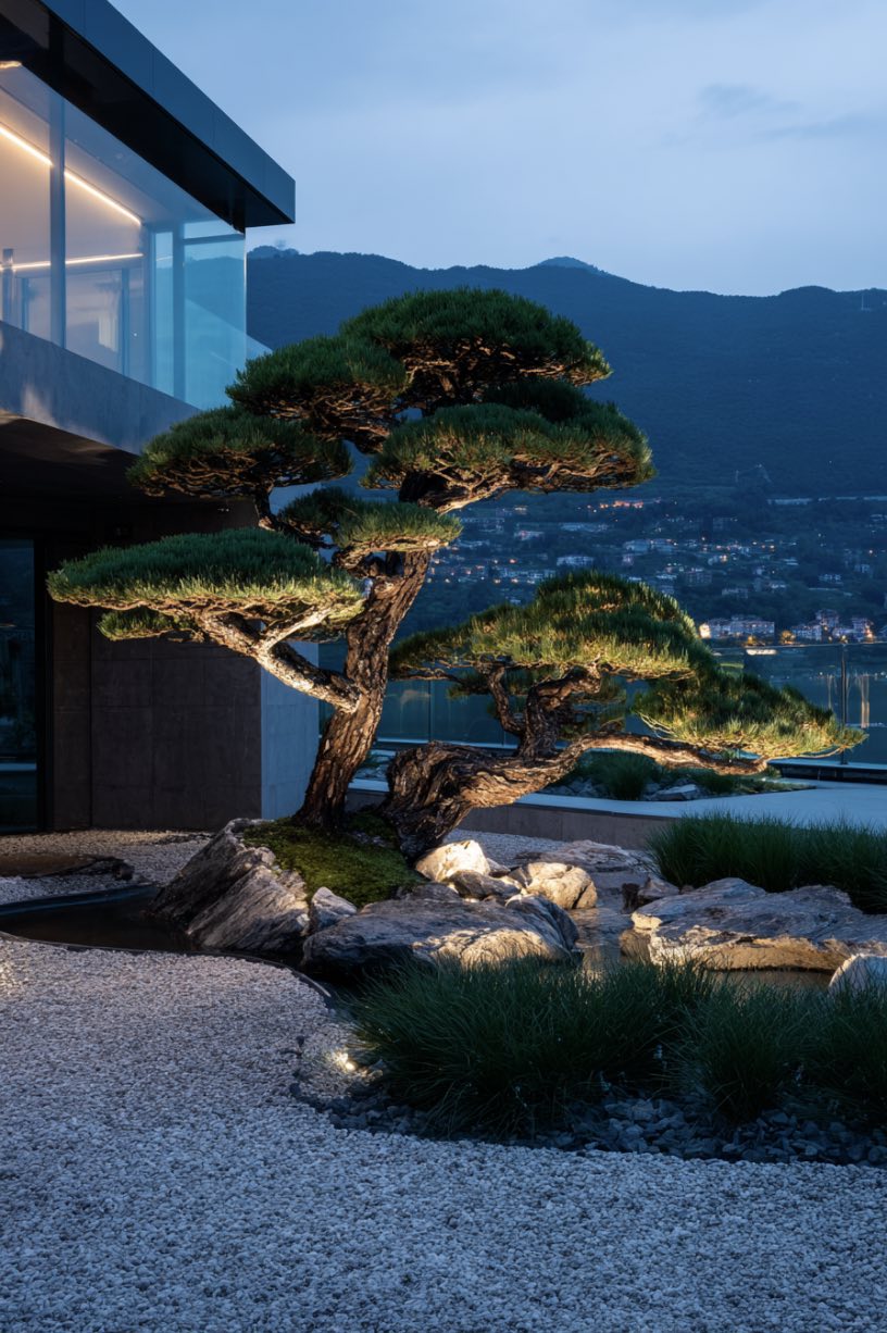 Bonsai Glow in the Garden