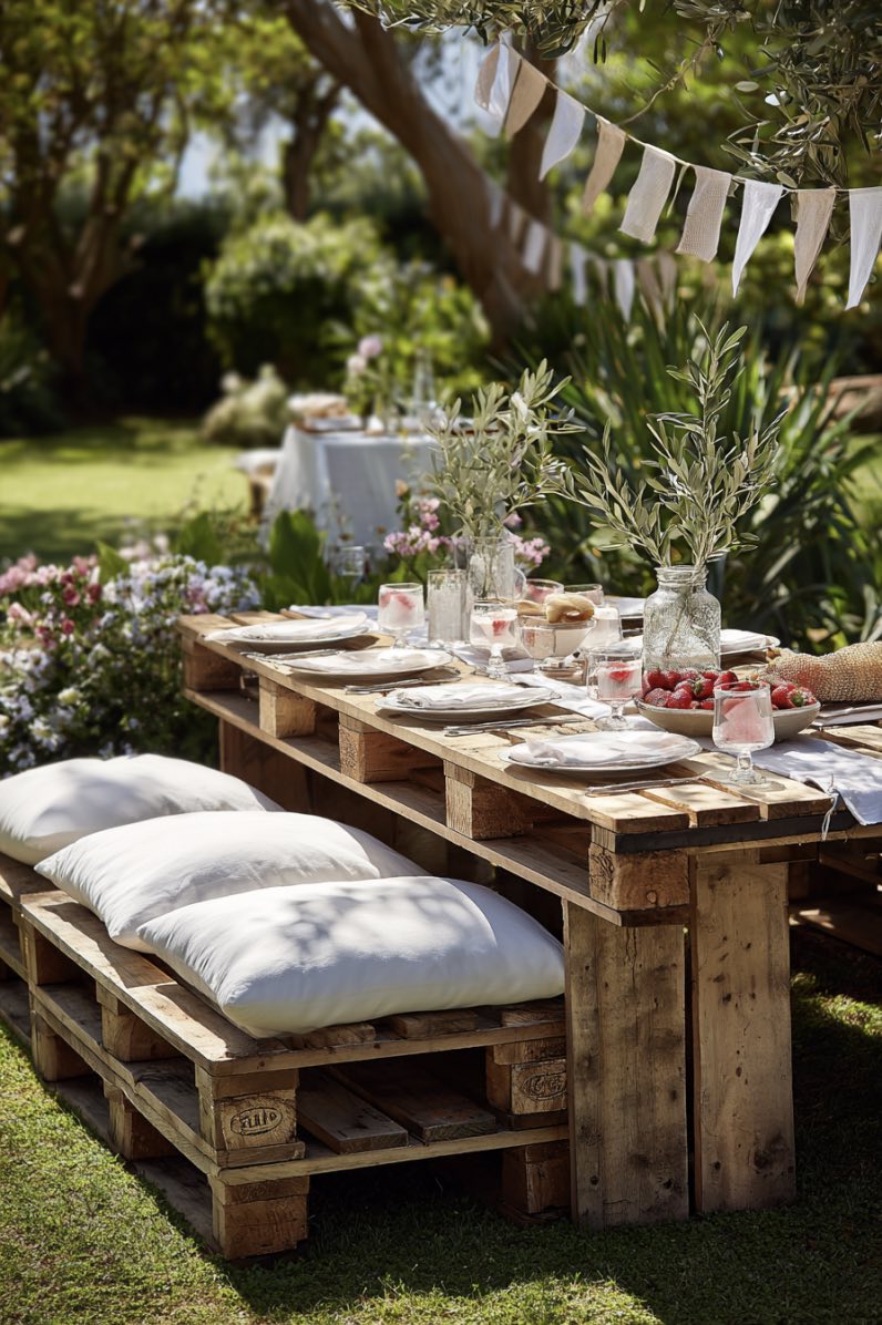 Summer Pallet Dining Table