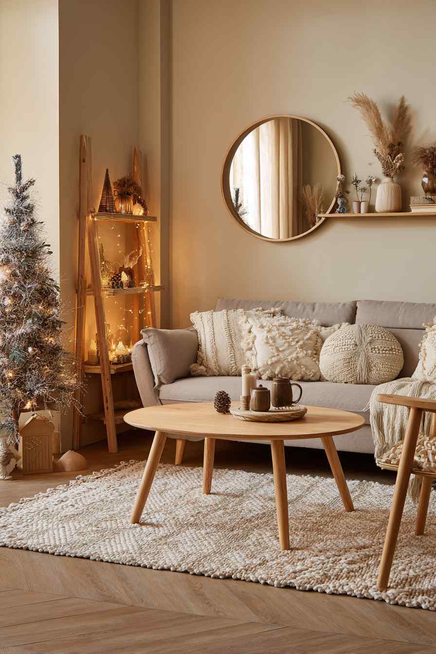 Boho Christmas Vibes in a Cozy Nook