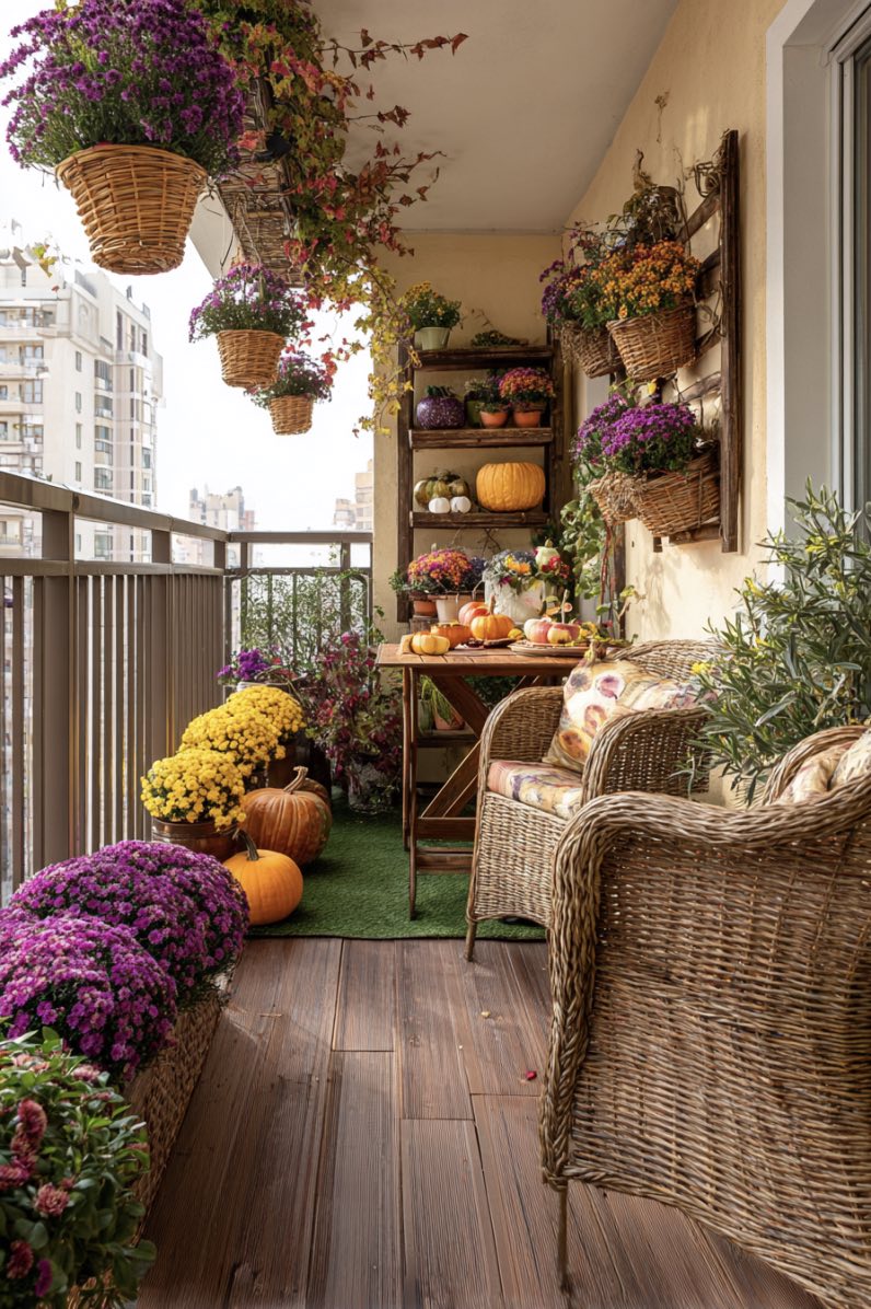 Autumn Garden Balcony