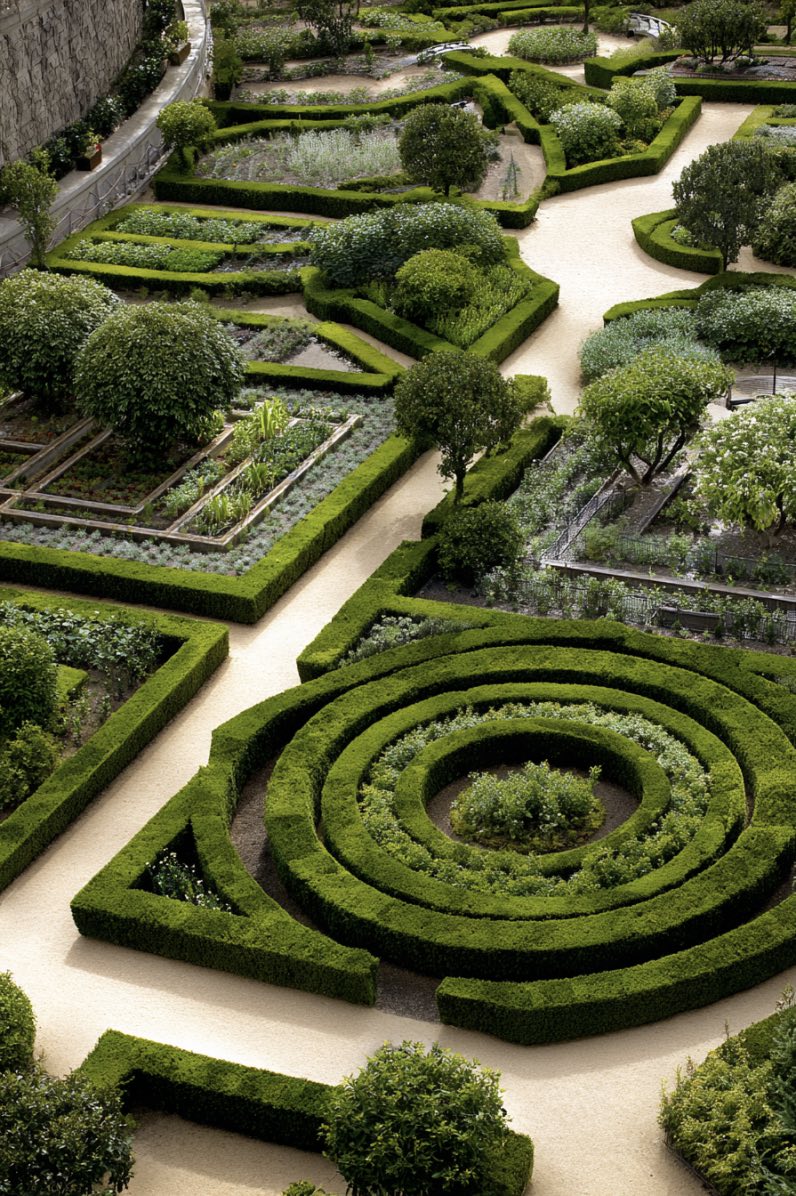 Geometric Beauty in Boxwood Garden Design