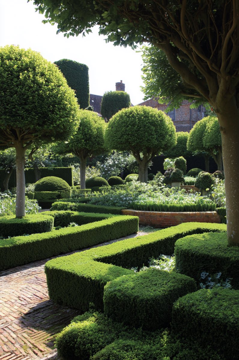 Timeless Boxwood Structure in Garden Design