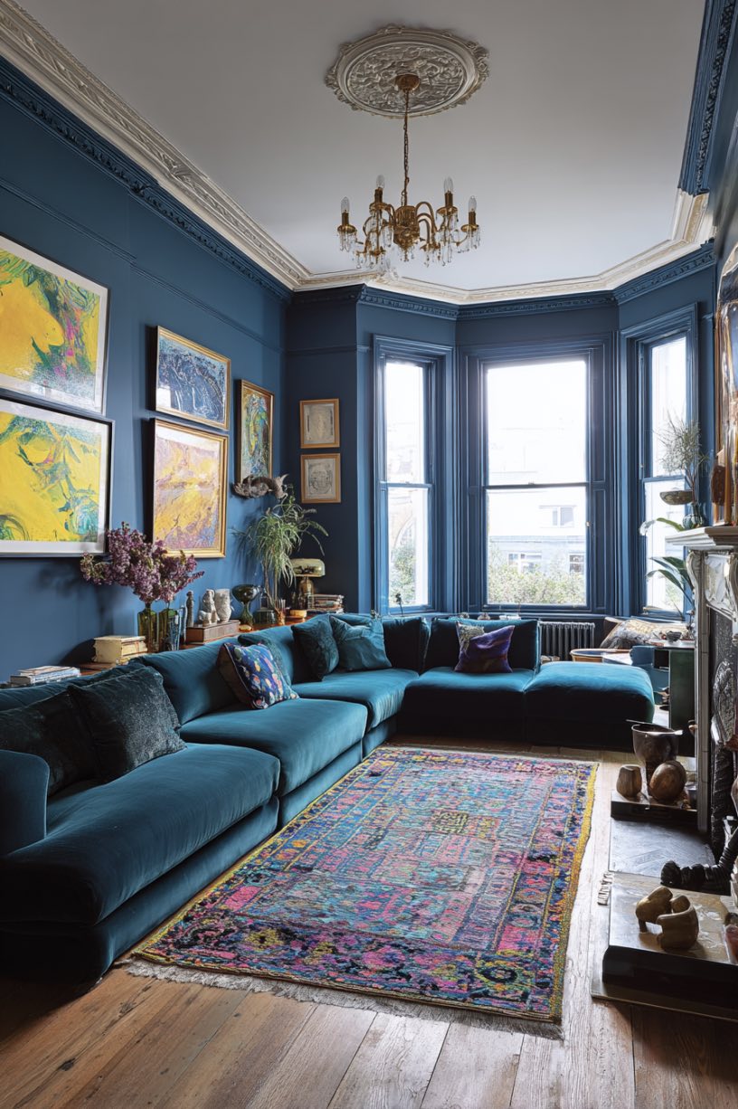 Cozy Teal Elegance