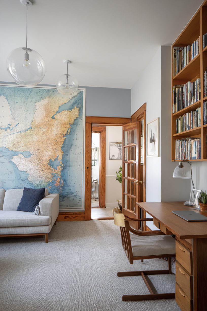 Mid-Century Office Comfort