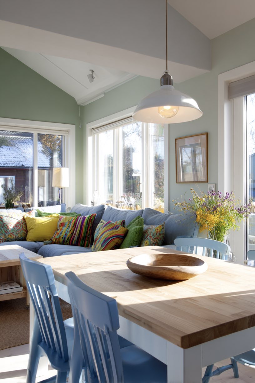 Cozy Green Haven in a Narrow Space