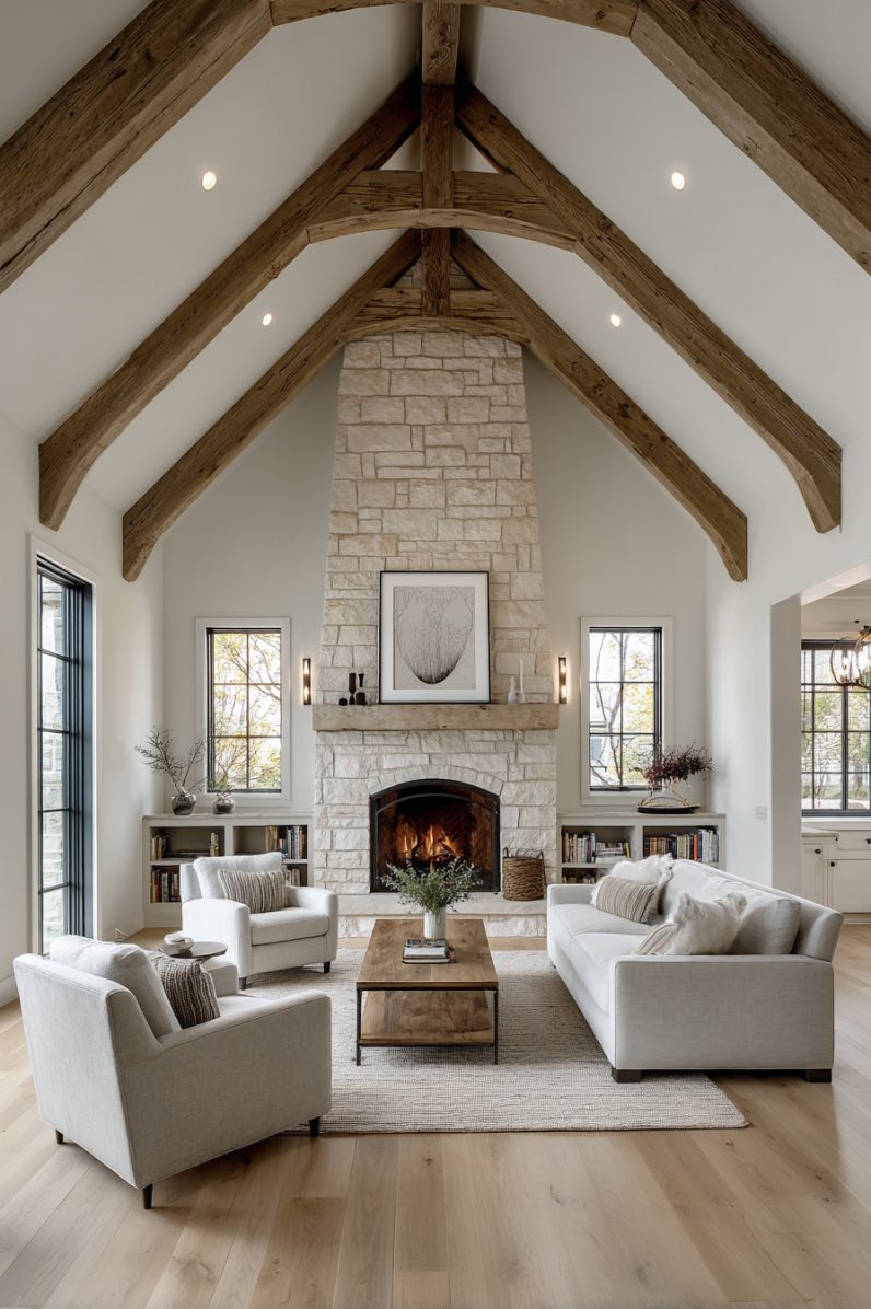 Warmth Under Vaulted Ceilings
