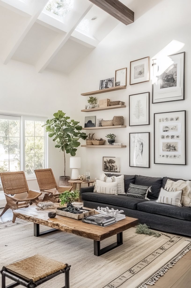 Floating Shelves or Art Gallery