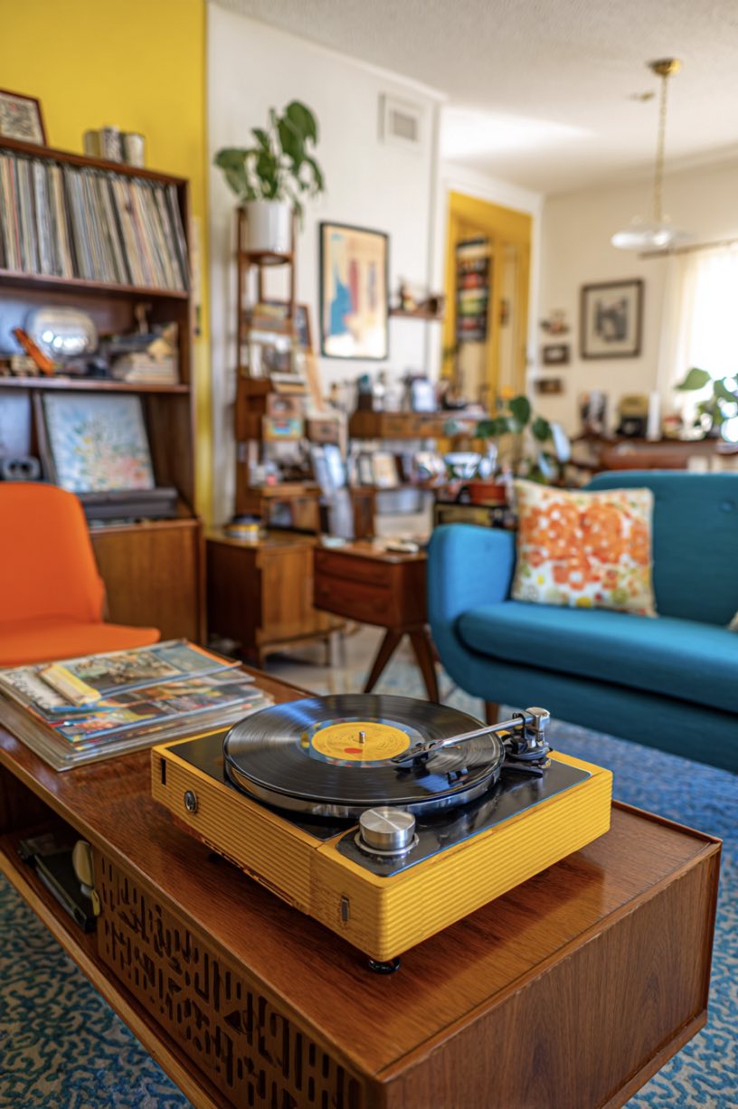 Vintage Vibes with a Splash of Color