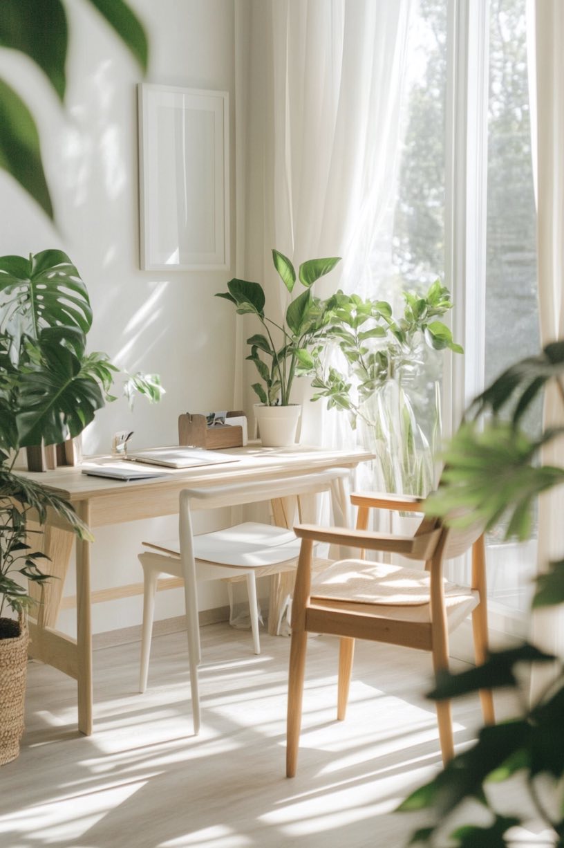 Biophilic Workspace Zone