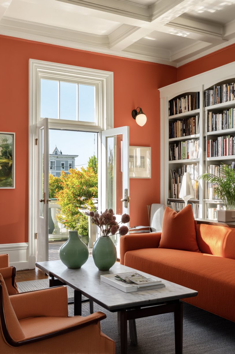 Coral Charm Meets Modern Comfort