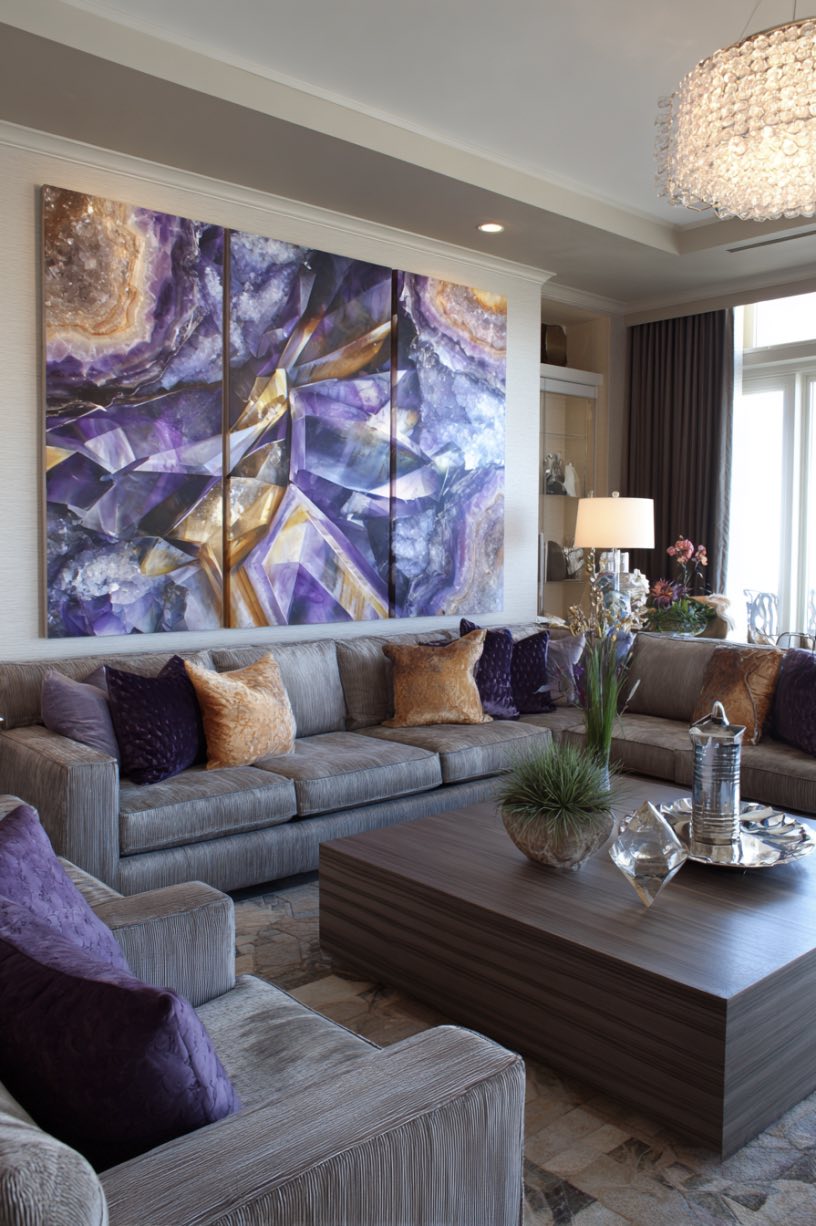 Gemstone Tones and Woven Accents