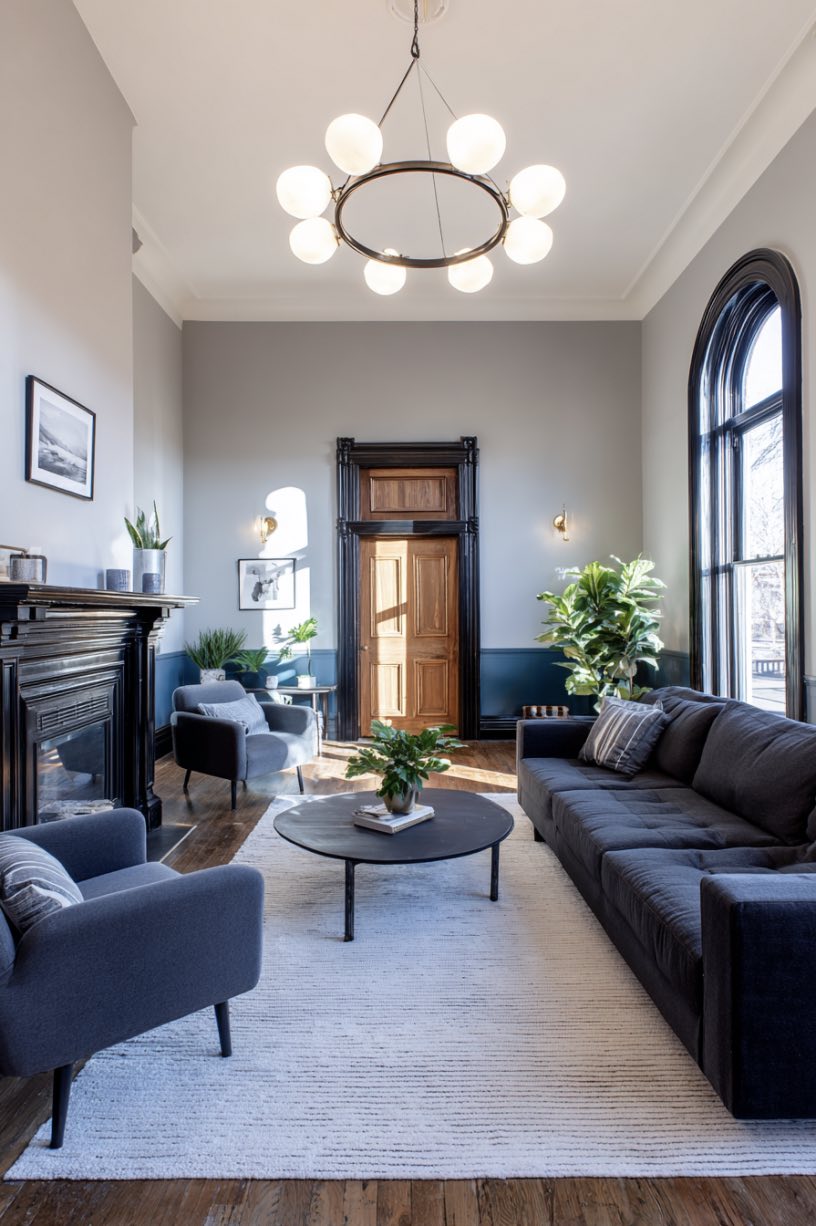 Gray Comfort with a Hint of Blue
