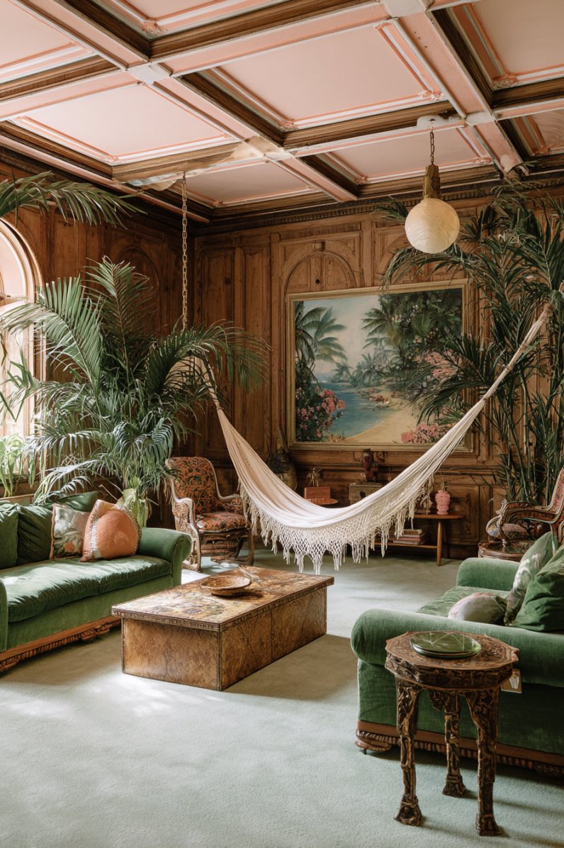 Maximalist Tropical Comfort