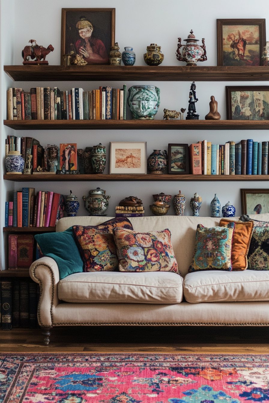 Eclectic Shelving