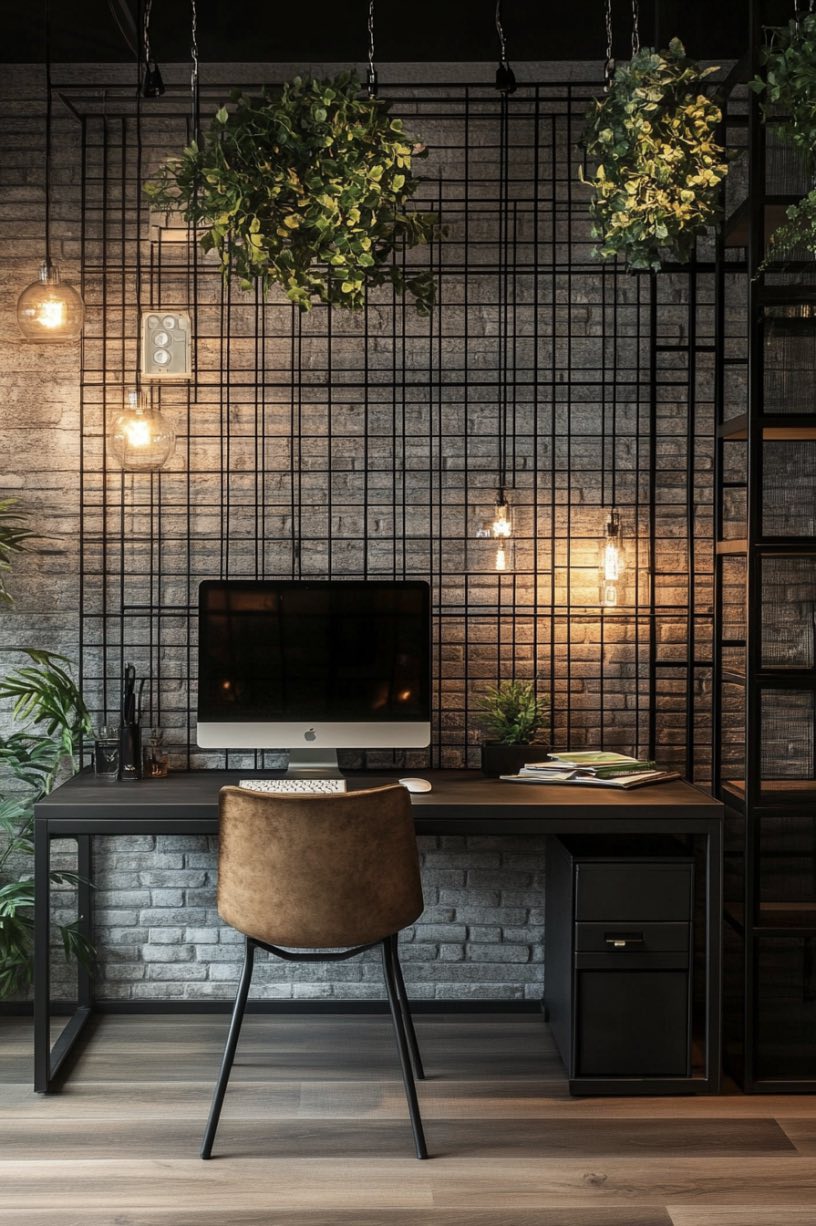 Overhead Hanging Storage Grid