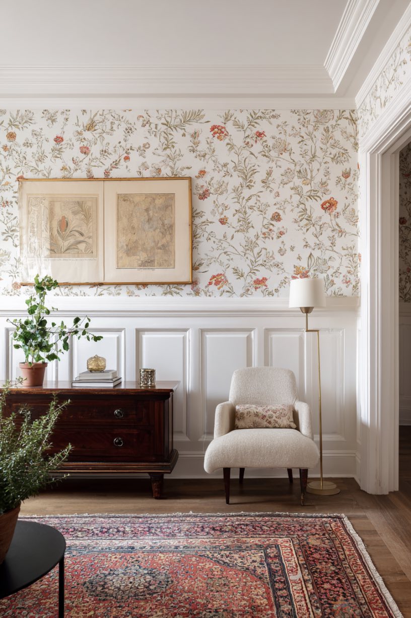 Wainscoting on Lower Walls
