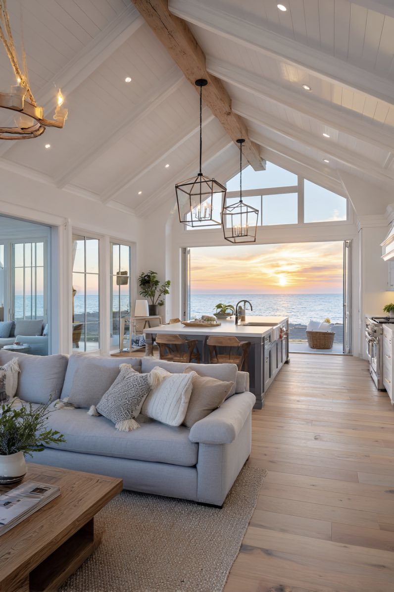 Farmhouse Charm with an Ocean Glow