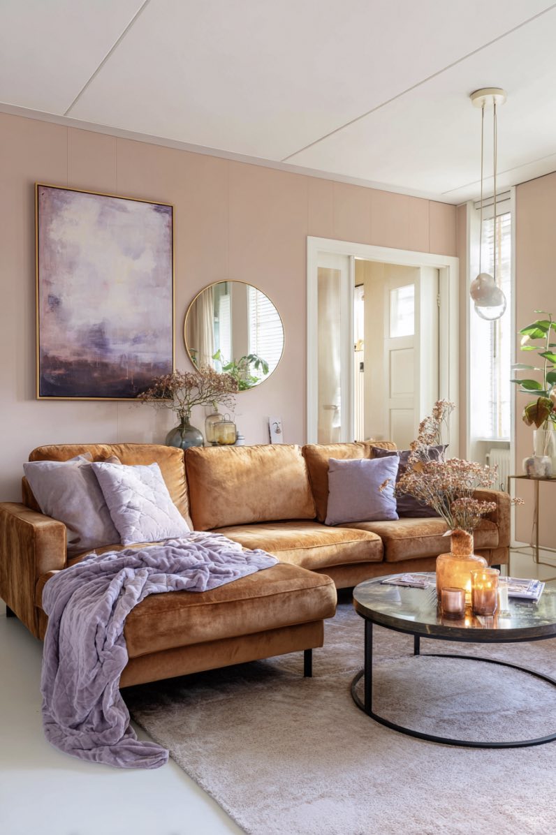 Soft Tones with Velvet Luxury