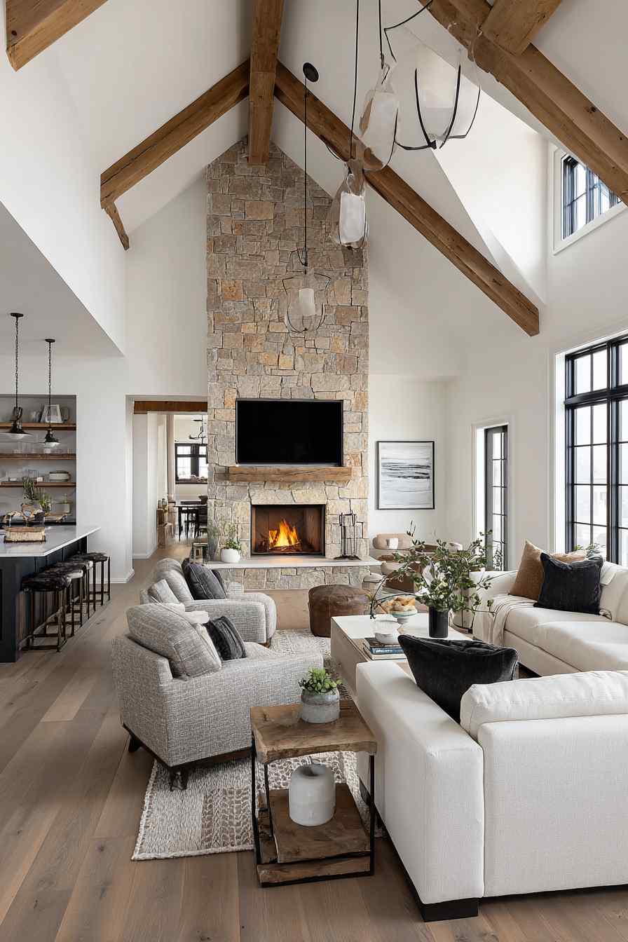 Vaulted Comfort with Farmhouse Flair