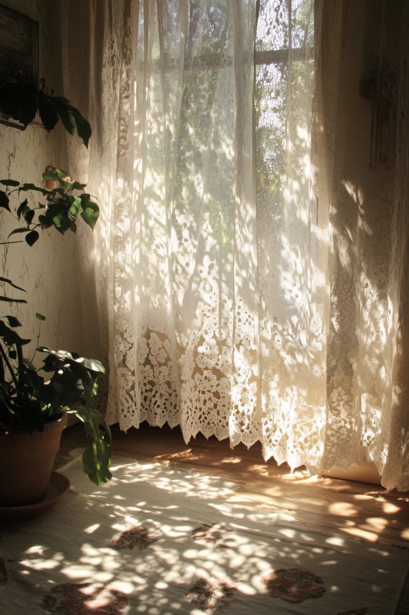 Lace or Sheer Curtains