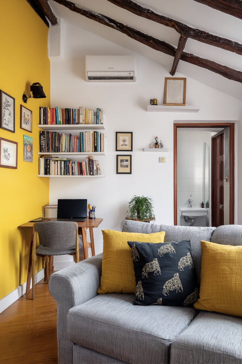 Colorful Nook for Work and Rest
