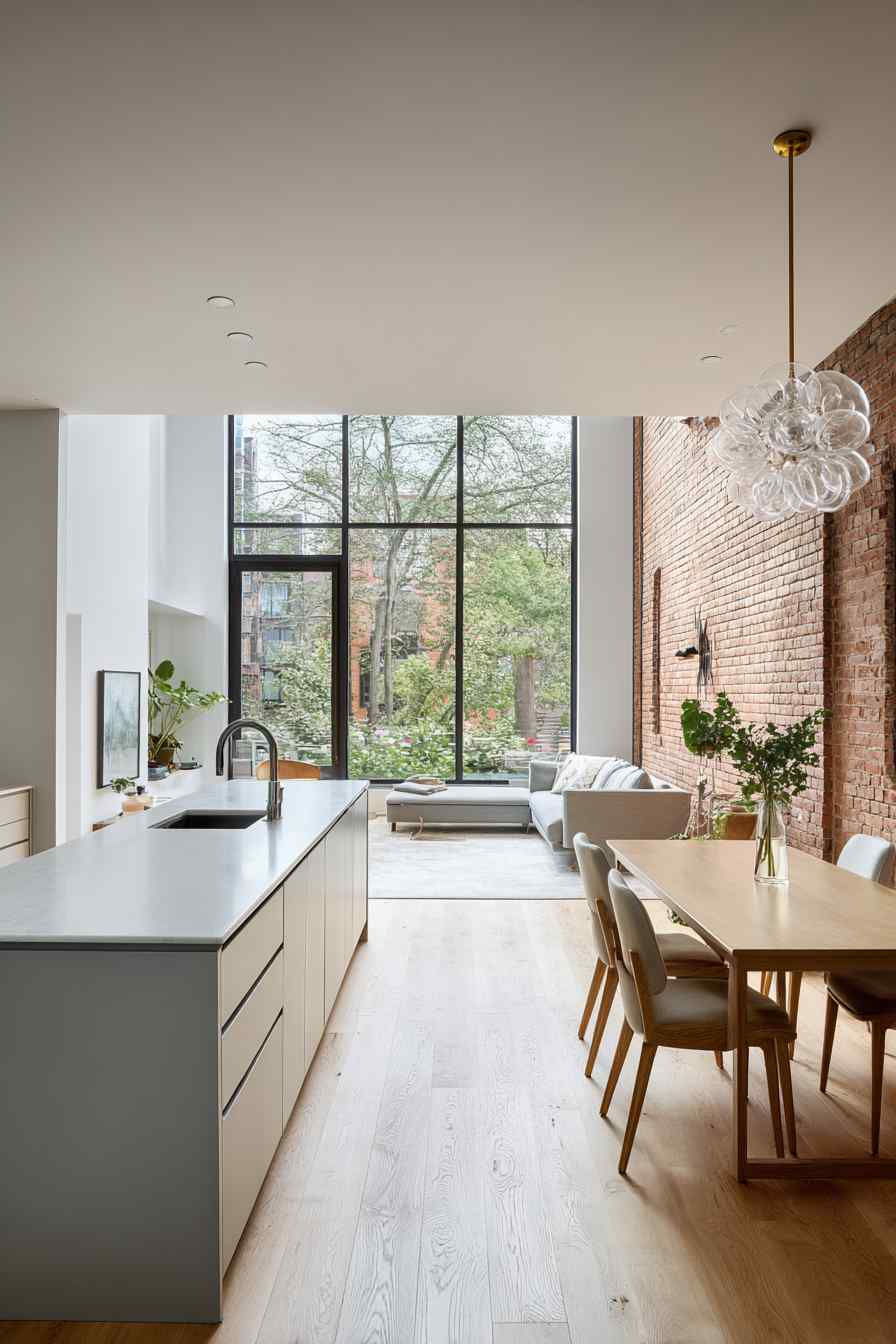 Earthy Modern with a Touch of Drama