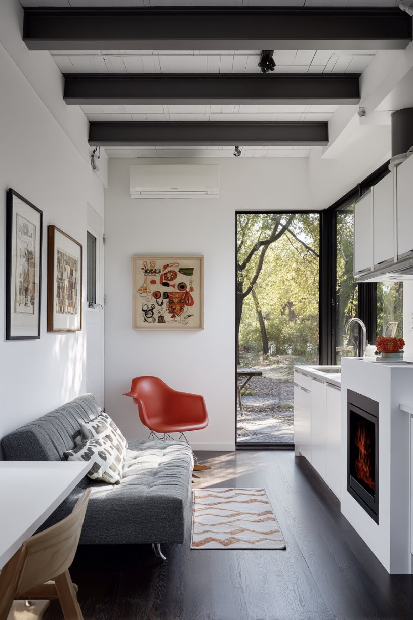 Minimalist Beauty With a Splash of Bold