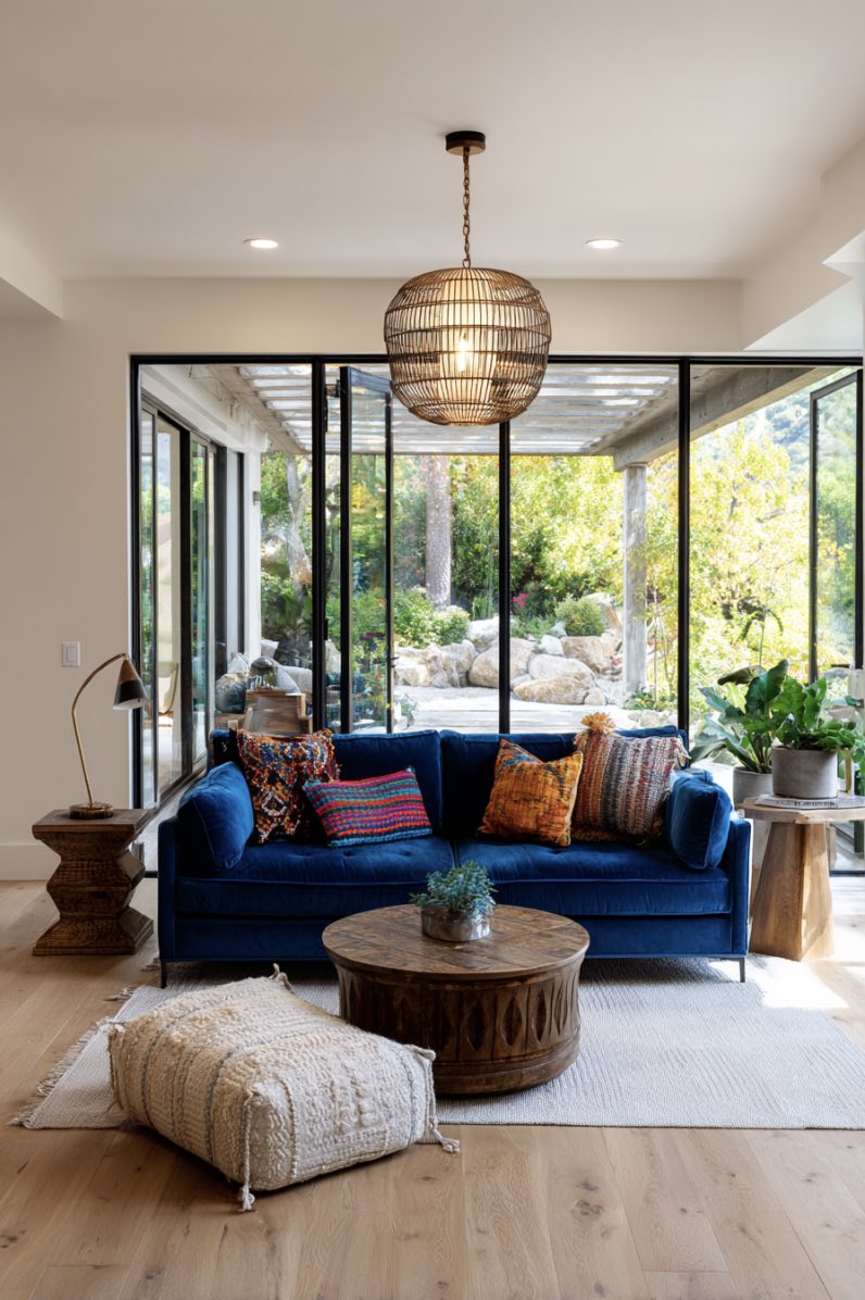 Velvet Blues and Boho Views