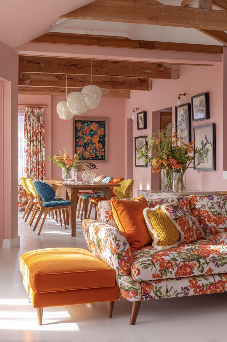 Playful Pastels and Bold Accents