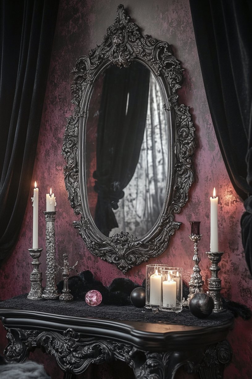 Scrying Mirror or Black Mirror