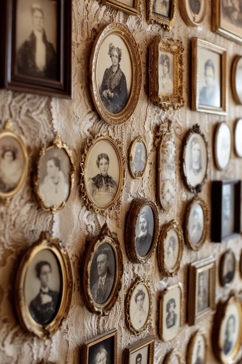Vintage Portraits or Cameos as Wall Art