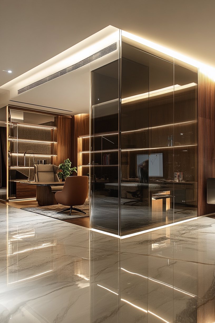 Glass Enclosed Office Pod