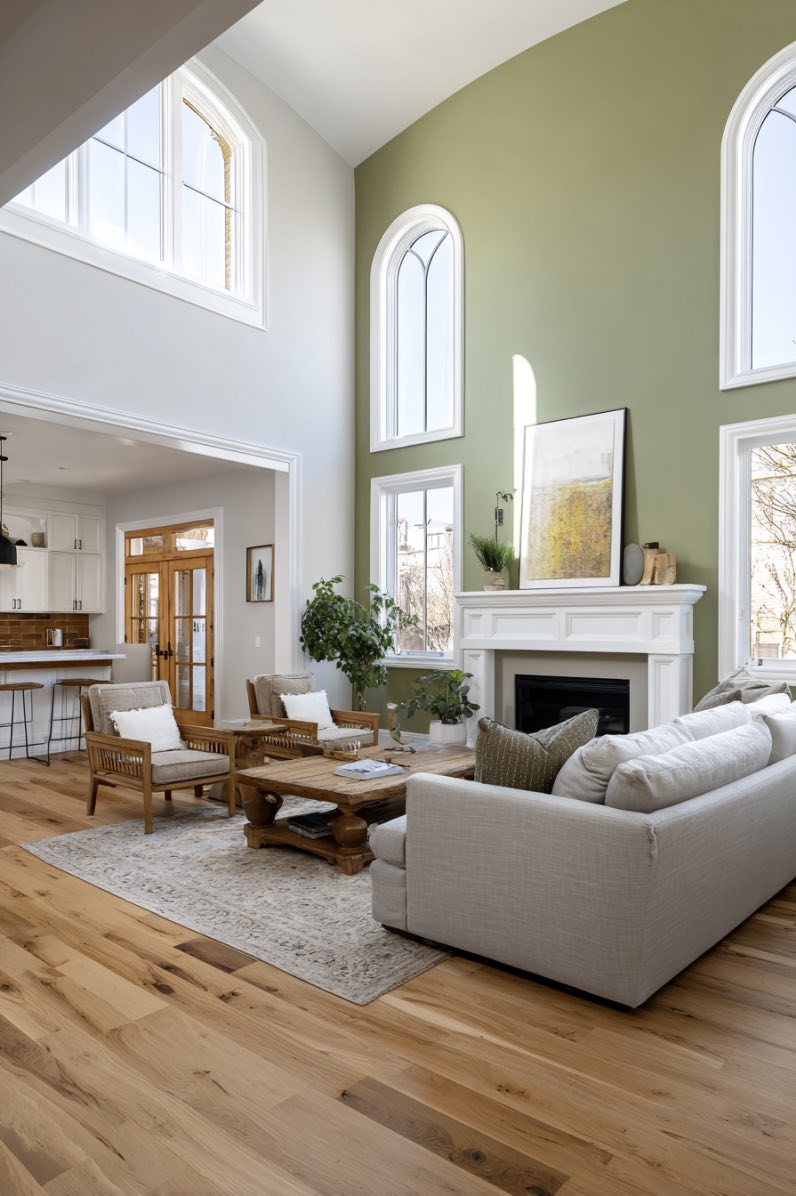 Green Meets Gray in a Sunlit Sanctuary