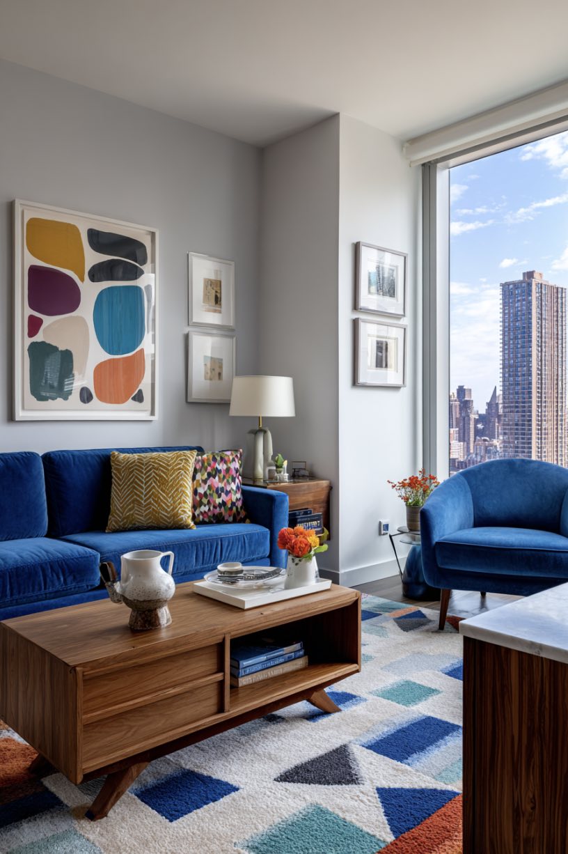 Modern Minimalism With a Pop of Color
