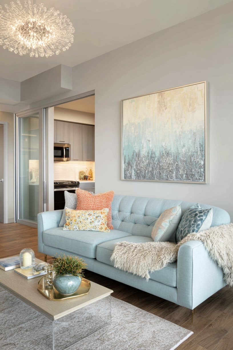 Light Blue Charm With a Minimalist Twist